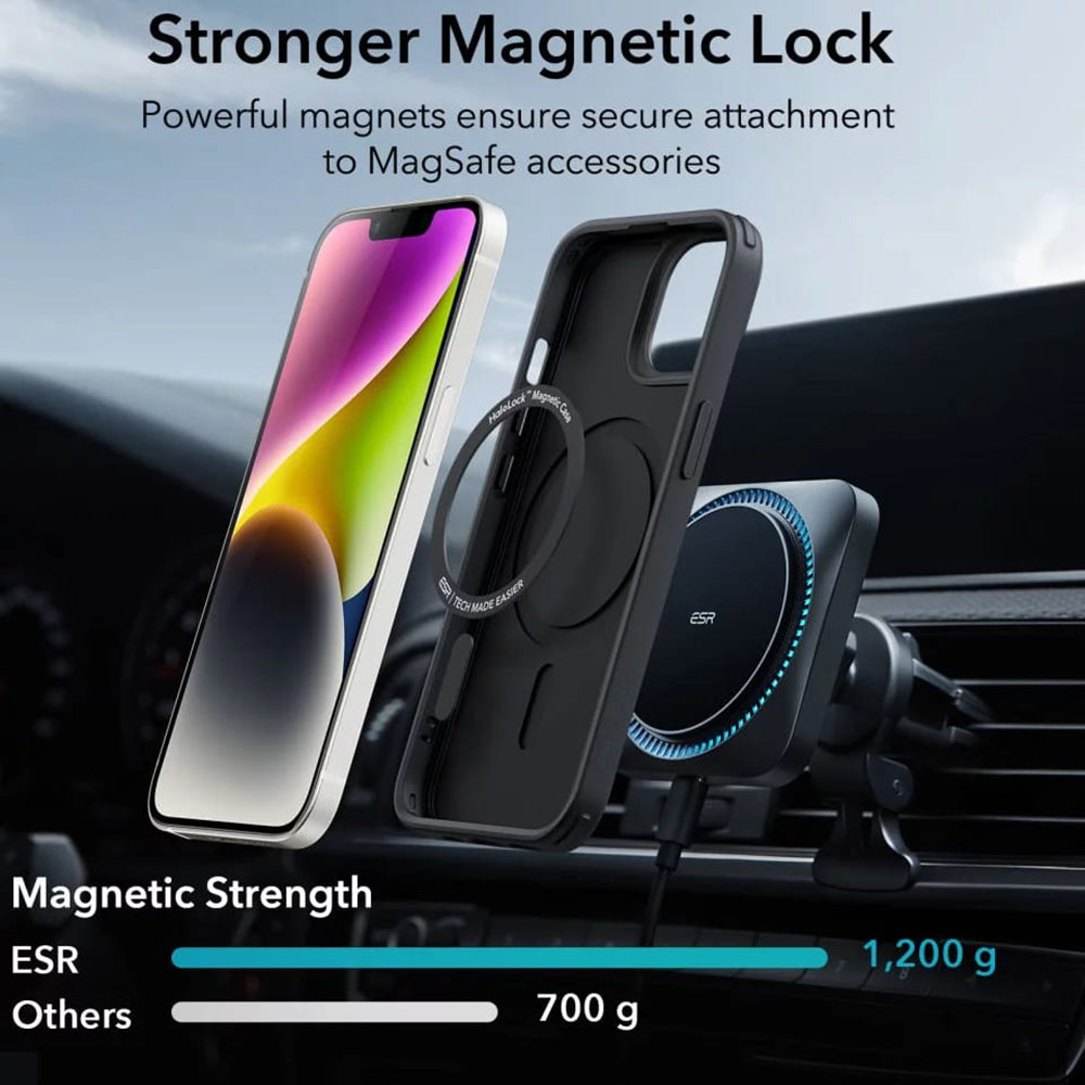 Θήκη MagSafe για Apple iPhone 14 / 13, ESR, Classic Hybrid, Μαύρο