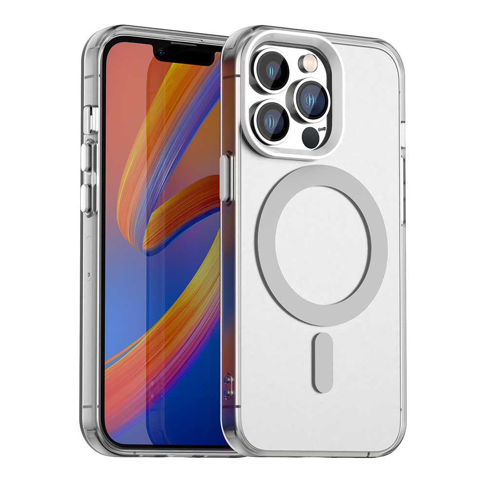 Θήκη MagSafe για Apple iPhone 13 Pro Max, Techsuit, CandyCase, Λευκό