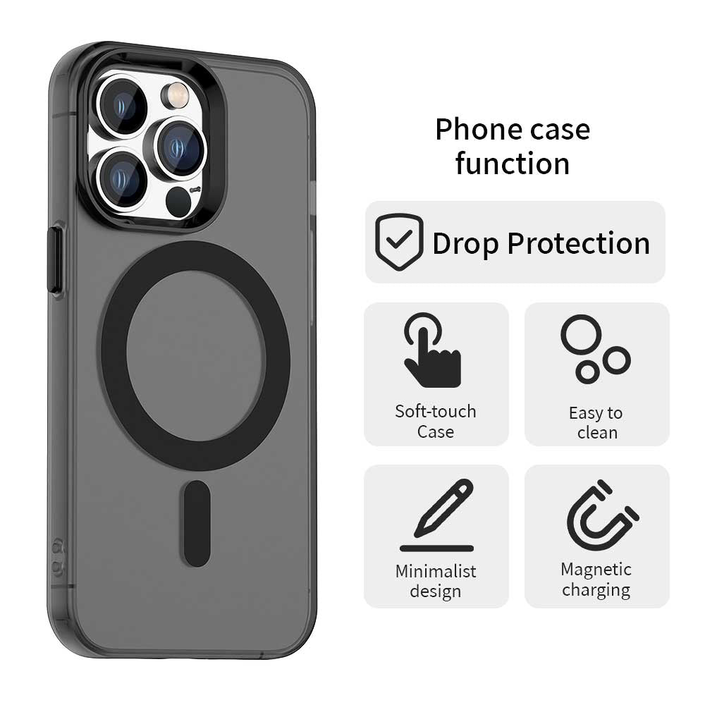 Θήκη MagSafe για Apple iPhone 13 Pro Max, Techsuit, CandyCase, Μαύρο