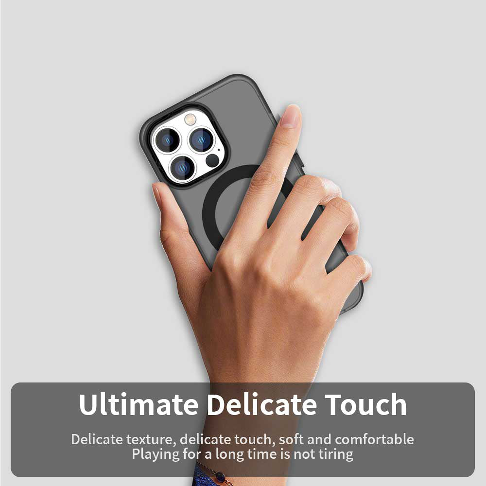 Θήκη MagSafe για Apple iPhone 13 Pro Max, Techsuit, CandyCase, Μαύρο