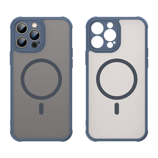 Θήκη MagSafe για Apple iPhone 13 Pro Max, Techsuit, HaloFrost II, Μπλε Σκούρο