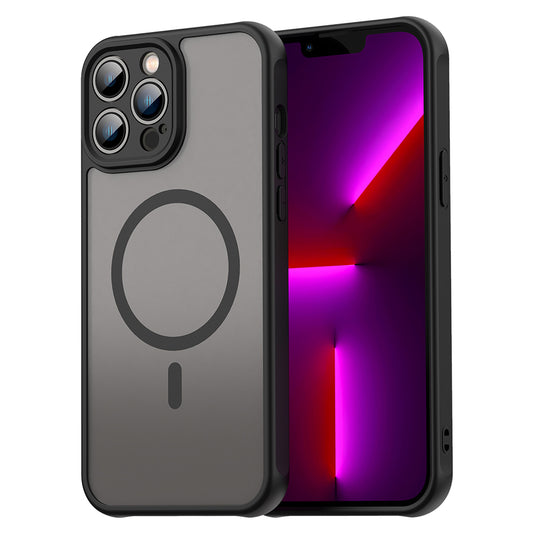 Θήκη MagSafe για Apple iPhone 13 Pro Max, Techsuit, HaloFrost II, Μαύρη