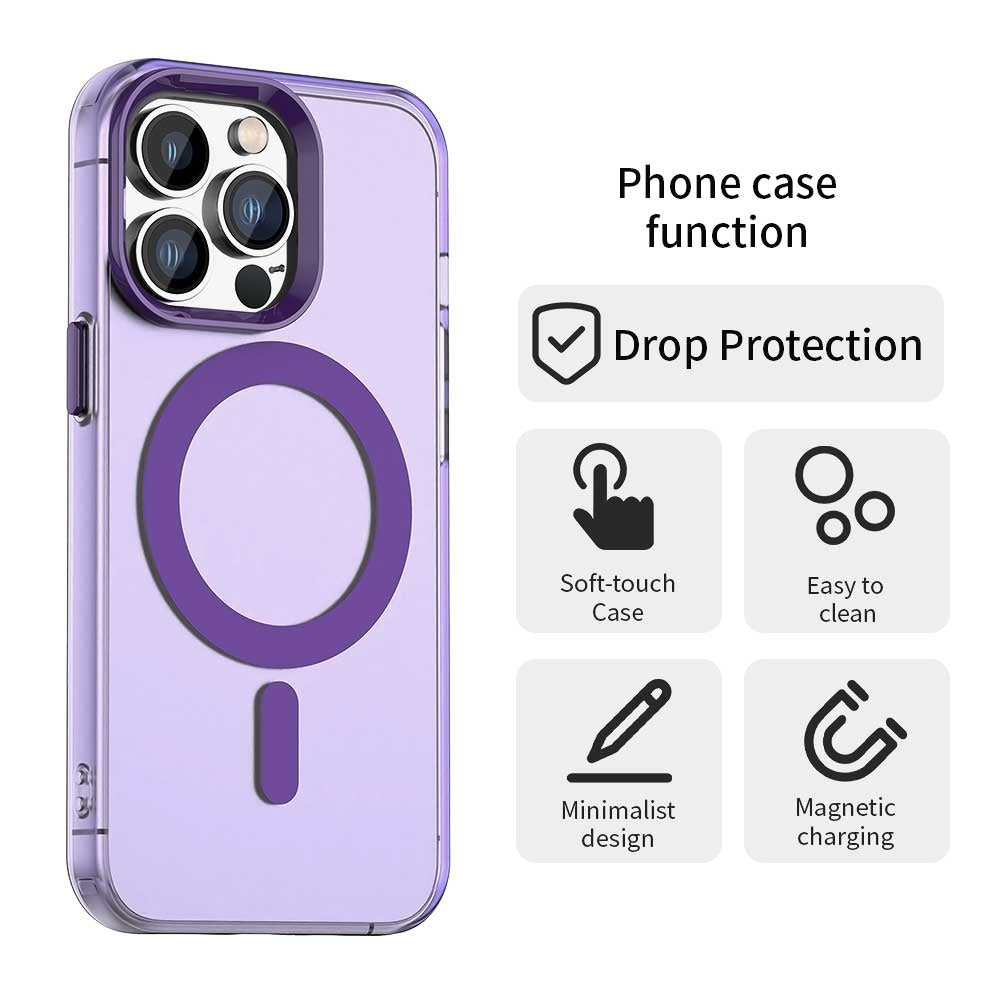 Θήκη MagSafe για Apple iPhone 13 Pro, Techsuit, CandyCase, Μωβ