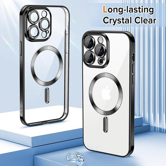Θήκη MagSafe για Apple iPhone 13 Pro, Techsuit, Luxury Crystal, Μαύρη