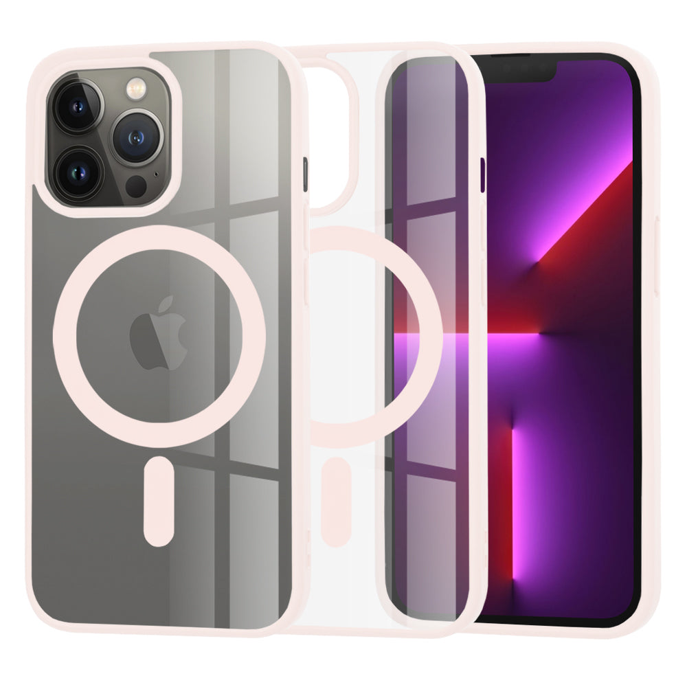 Θήκη MagSafe για Apple iPhone 13 Pro, Techsuit, Pro, Ροζ
