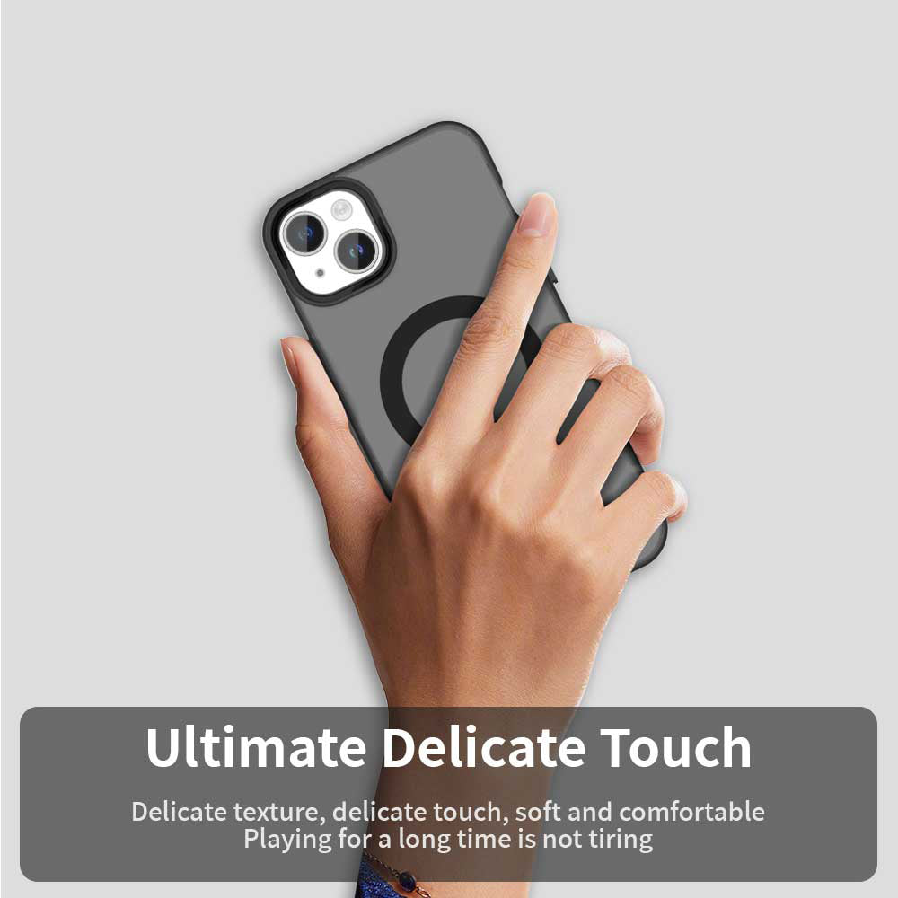 Θήκη MagSafe για Apple iPhone 13, Techsuit, CandyCase, Μαύρο
