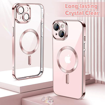 Θήκη MagSafe για Apple iPhone 13, Techsuit, Luxury Crystal, Ροζ