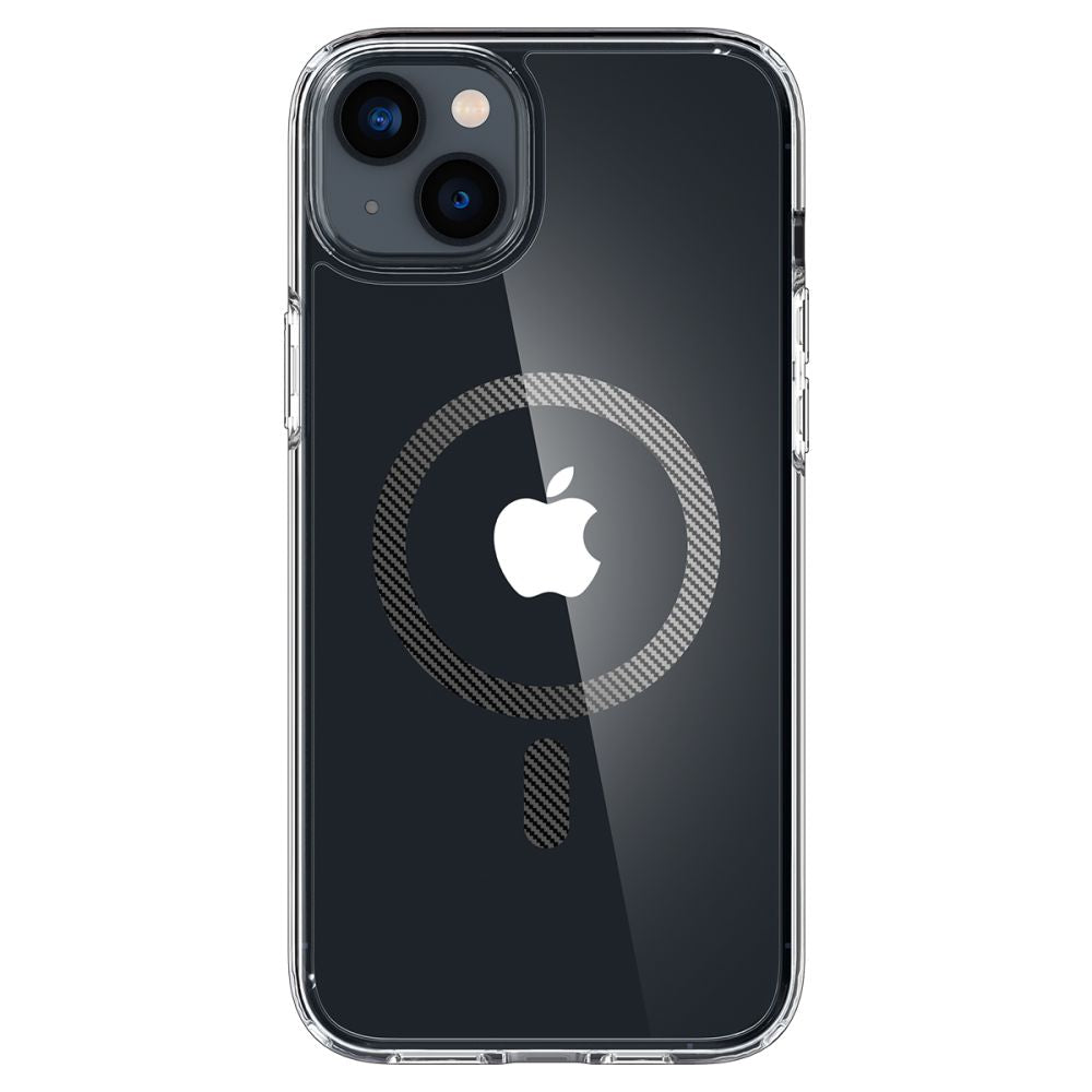 Θήκη MagSafe για Apple iPhone 14 Plus, Spigen, Ultra Hybrid Carbon, Διάφανη
