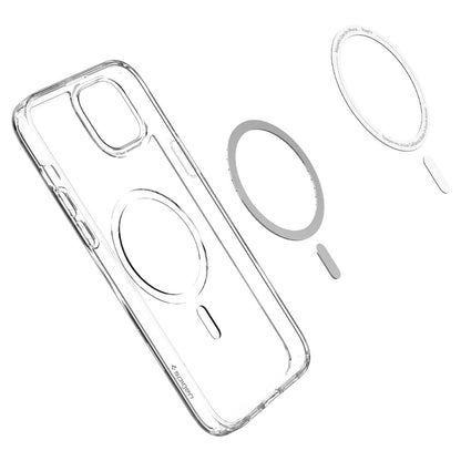 Θήκη MagSafe για Apple iPhone 14 Plus, Spigen, Ultra Hybrid Carbon, Διάφανη