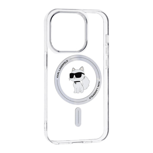Θήκη MagSafe για Apple iPhone 14 Pro, Karl Lagerfeld, IML Choupette, Διαφανής