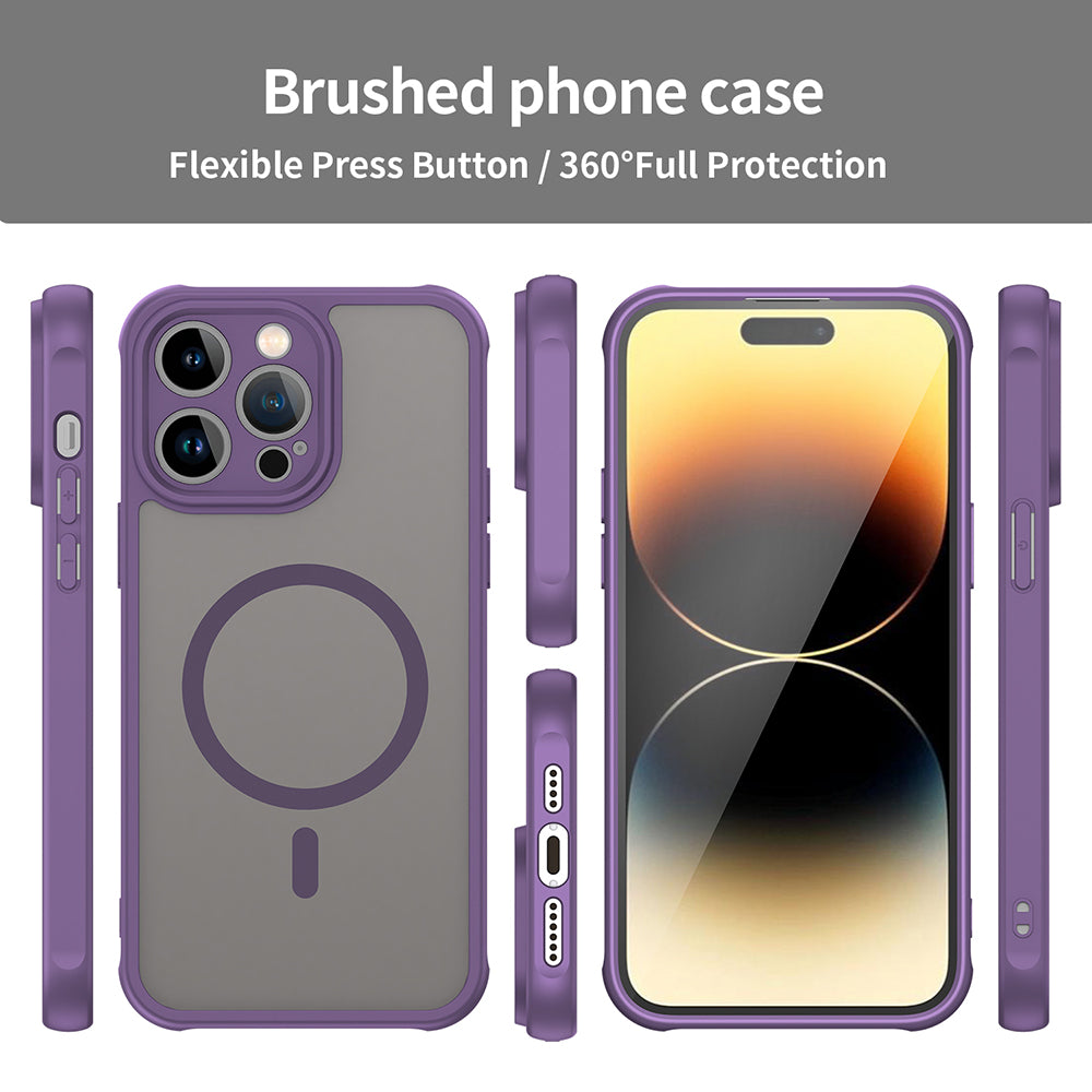 Θήκη MagSafe για Apple iPhone 14 Pro Max, Techsuit, HaloFrost II, Μωβ