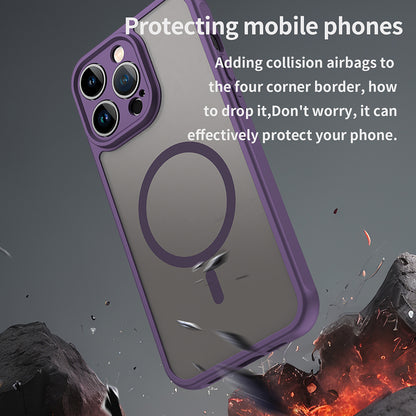 Θήκη MagSafe για Apple iPhone 14 Pro Max, Techsuit, HaloFrost II, Μωβ