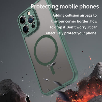 Θήκη MagSafe για Apple iPhone 14 Pro Max, Techsuit, HaloFrost II, Πράσινο