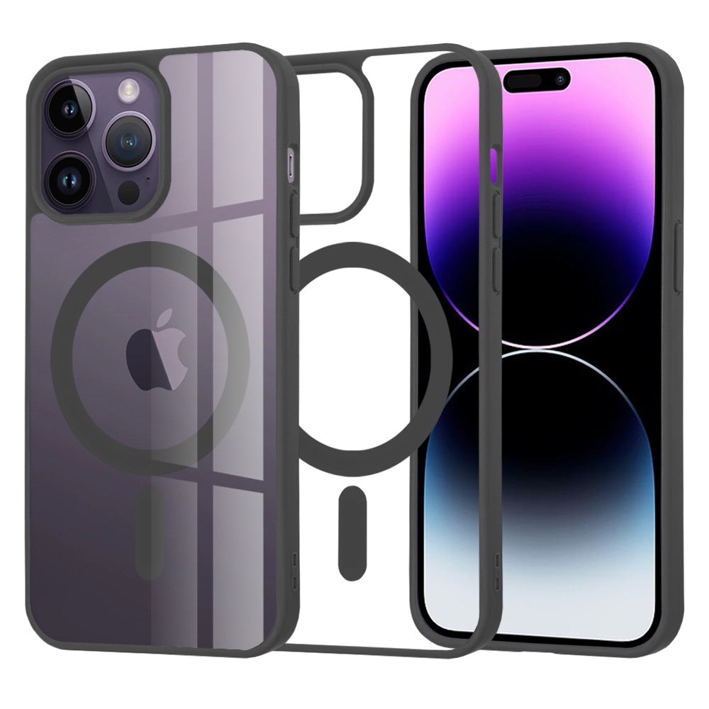 Θήκη MagSafe για Apple iPhone 14 Pro Max, Techsuit, Pro, Μαύρο