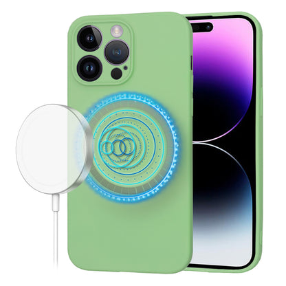 Θήκη MagSafe για Apple iPhone 14 Pro Max, Techsuit, SoftFlex, Ανοιχτό Πράσινο