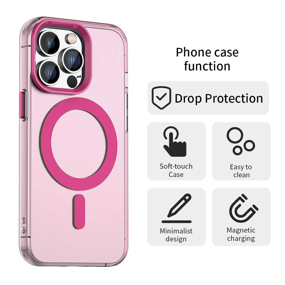 Θήκη MagSafe για Apple iPhone 14 Pro, Techsuit, CandyCase, Ροζ