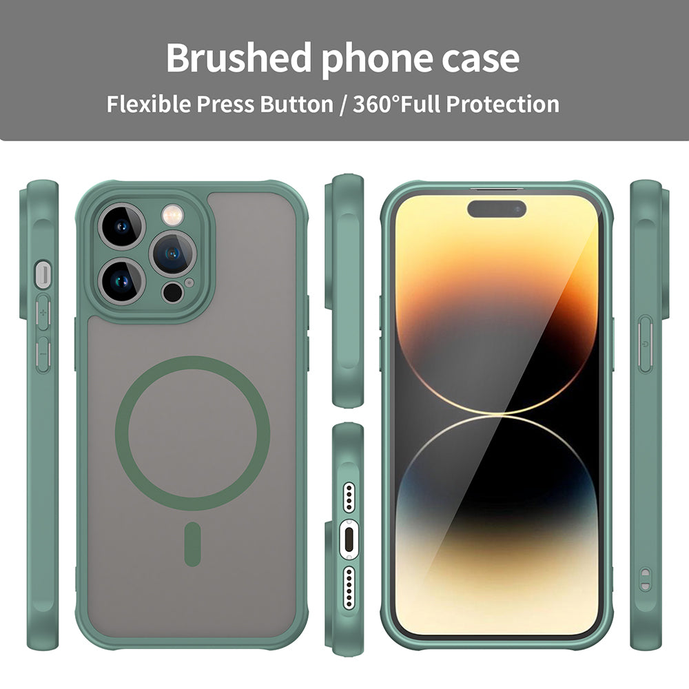 Θήκη MagSafe για Apple iPhone 14 Pro, Techsuit, HaloFrost II, Πράσινο