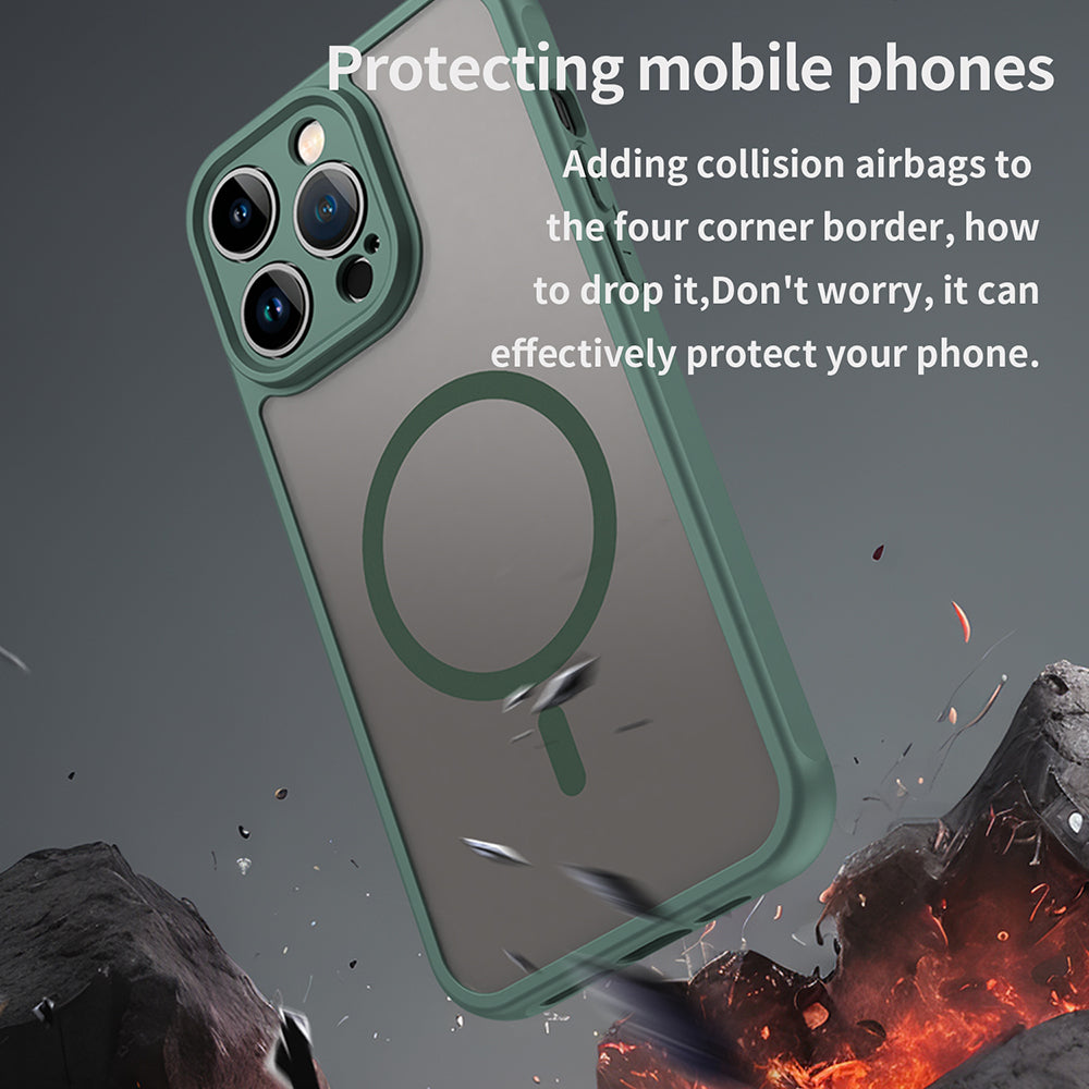 Θήκη MagSafe για Apple iPhone 14 Pro, Techsuit, HaloFrost II, Πράσινο