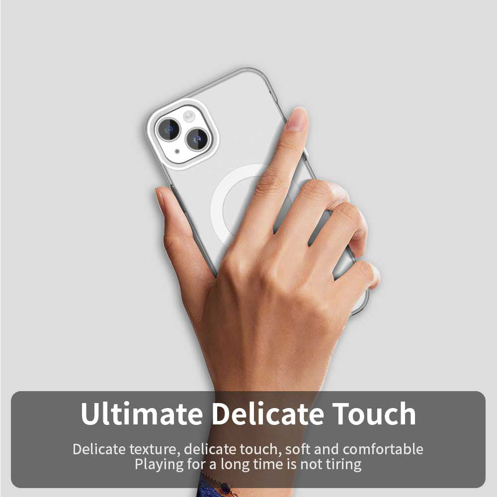 Θήκη MagSafe για Apple iPhone 14, Techsuit, CandyCase, Λευκή
