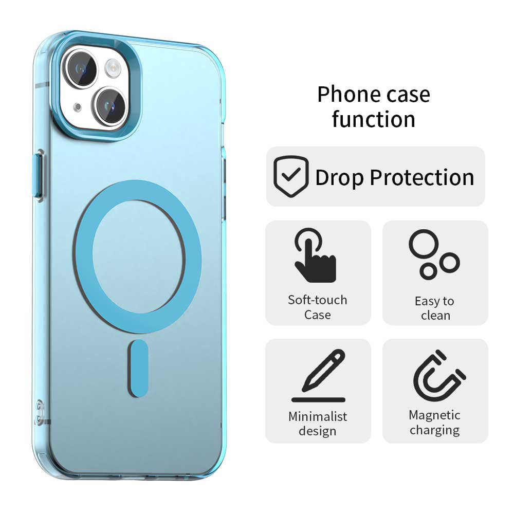 Θήκη MagSafe για Apple iPhone 14, Techsuit, CandyCase, Μπλε