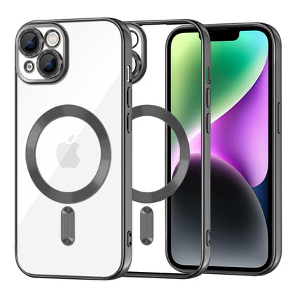 Θήκη MagSafe για Apple iPhone 14, Techsuit, Luxury Crystal, Μαύρο