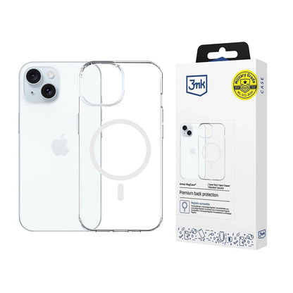 Θήκη MagSafe για Apple iPhone 15, 3MK, Armor MagCase, Διαφανής