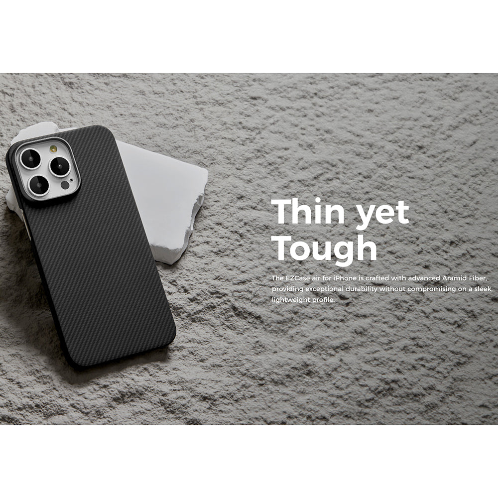 Θήκη MagSafe για Apple iPhone 15, Edizard, Air, Μαύρη