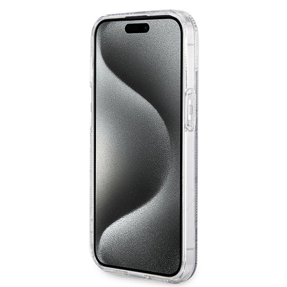 Θήκη MagSafe για Apple iPhone 15, Guess, IML Gcube, Μαύρη