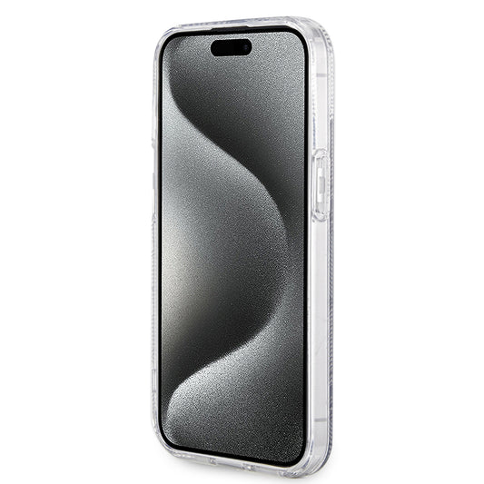 Θήκη MagSafe για Apple iPhone 15, Guess, IML Gcube, Μαύρη