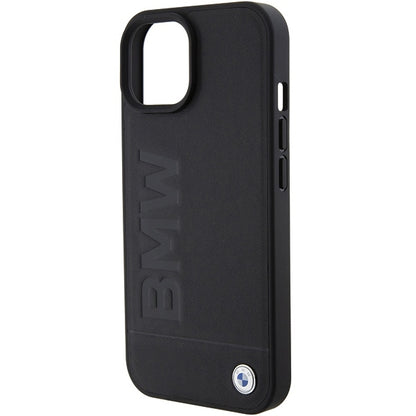 Θήκη MagSafe για Apple iPhone 15 Plus, BMW, Natural Hot Stamp, Μαύρη