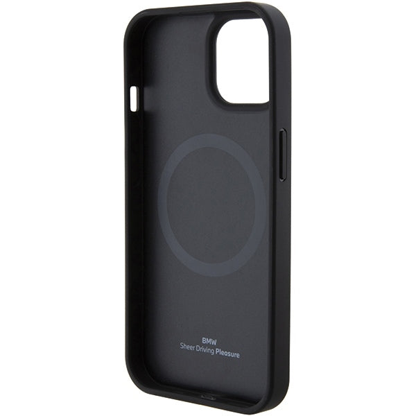 Θήκη MagSafe για Apple iPhone 15 Plus, BMW, Natural Hot Stamp, Μαύρη