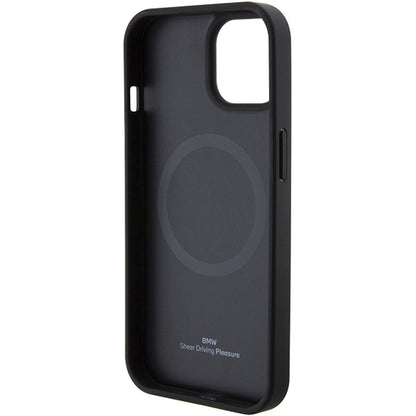 Θήκη MagSafe για Apple iPhone 15 Plus, BMW, Natural Hot Stamp, Μαύρη