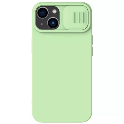Θήκη MagSafe για Apple iPhone 15 Plus, Nillkin, CamShield Silky, Ανοιχτό Πράσινο