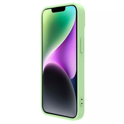 Θήκη MagSafe για Apple iPhone 15 Plus, Nillkin, CamShield Silky, Ανοιχτό Πράσινο