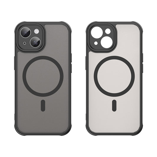 Θήκη MagSafe για Apple iPhone 15 Plus, Techsuit, HaloFrost II, Μαύρη