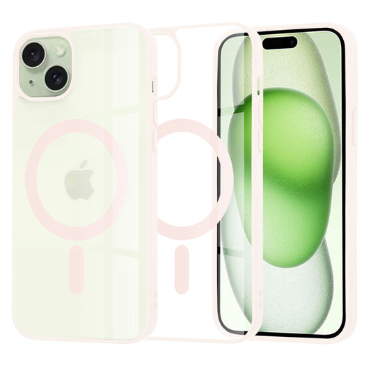 Θήκη MagSafe για Apple iPhone 15 Plus, Techsuit, Pro, Ροζ