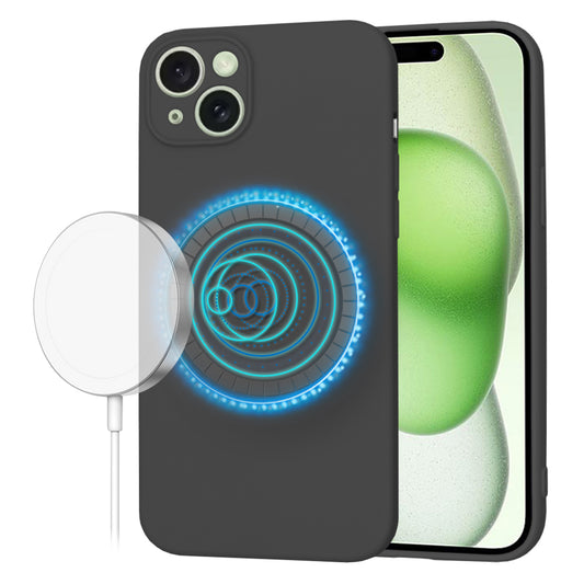 Θήκη MagSafe για Apple iPhone 15 Plus, Techsuit, SoftFlex, Μαύρη