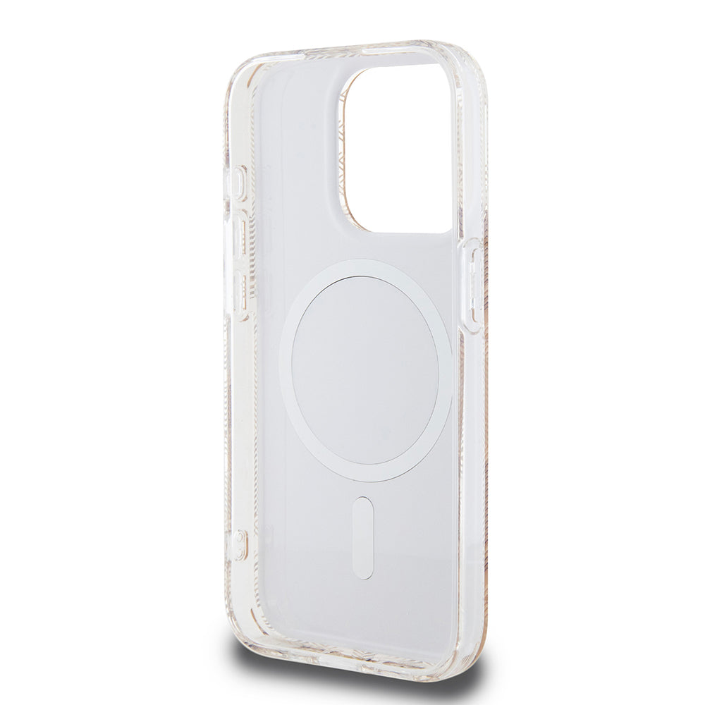 Θήκη MagSafe για Apple iPhone 15 Pro, Guess, IML Gcube, Καφέ