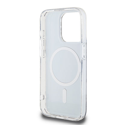 Θήκη MagSafe για Apple iPhone 15 Pro, Guess, IML Gcube, Μαύρη