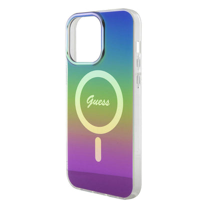Θήκη MagSafe για Apple iPhone 15 Pro, Guess, IML Iridescent, Πολύχρωμη