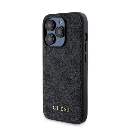 Θήκη MagSafe για Apple iPhone 15 Pro, Guess, Powerbank 4G Metal Logo, Μαύρη