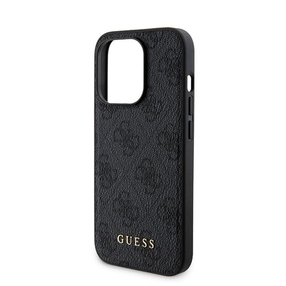 Θήκη MagSafe για Apple iPhone 15 Pro, Guess, Powerbank 4G Metal Logo, Μαύρη