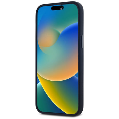 Θήκη MagSafe για Apple iPhone 15 Pro Max, Karl Lagerfeld, Silicone Shadow Metal Initial, Μαύρη