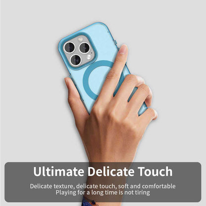 MagSafe Case for Apple iPhone 15 Pro Max, Techsuit, CandyCase, Blue