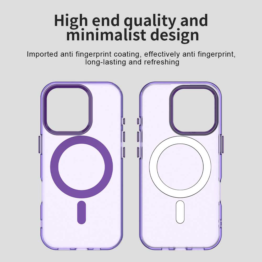 Θήκη MagSafe για Apple iPhone 15 Pro Max, Techsuit, CandyCase, Μωβ
