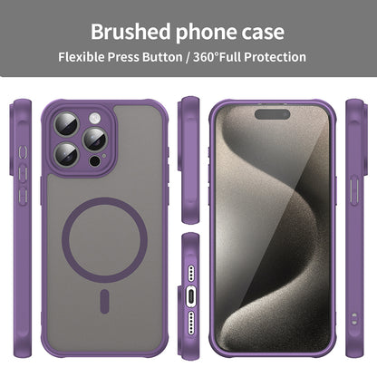 Θήκη MagSafe για Apple iPhone 15 Pro Max, Techsuit, HaloFrost II, Μωβ