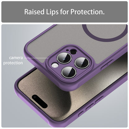 Θήκη MagSafe για Apple iPhone 15 Pro Max, Techsuit, HaloFrost II, Μωβ