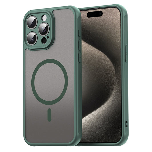 Θήκη MagSafe για Apple iPhone 15 Pro Max, Techsuit, HaloFrost II, Πράσινο