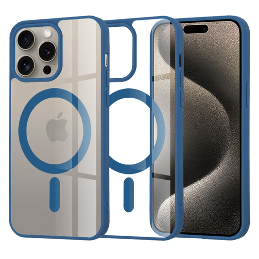 Θήκη MagSafe για Apple iPhone 15 Pro Max, Techsuit, Pro, Μπλε
