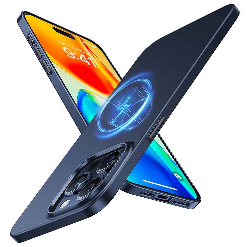 MagSafe Case for Apple iPhone 15 Pro Max, Torras, OriginFit, Navy Blue